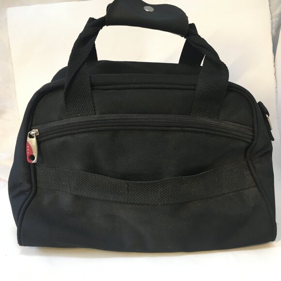 Samboro Red Black Travel Luggage Bag Carry On Zipper Strap New Condition - Picture 5 of 15